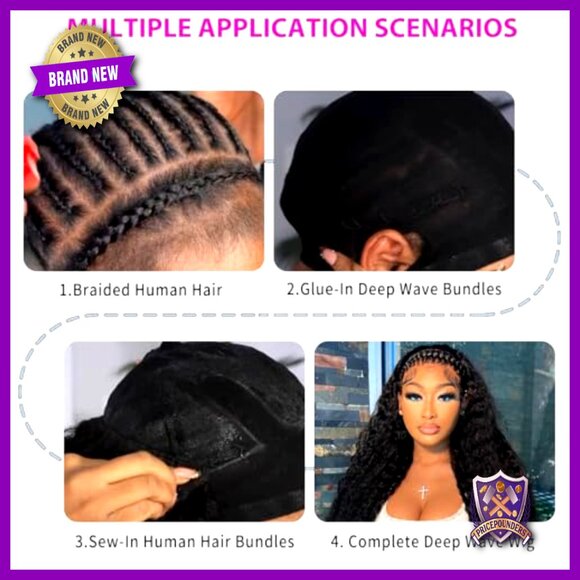Deep Wave Human Hair Bundles 20 22 24 Inch Brazilian Virgin Hair main image 2